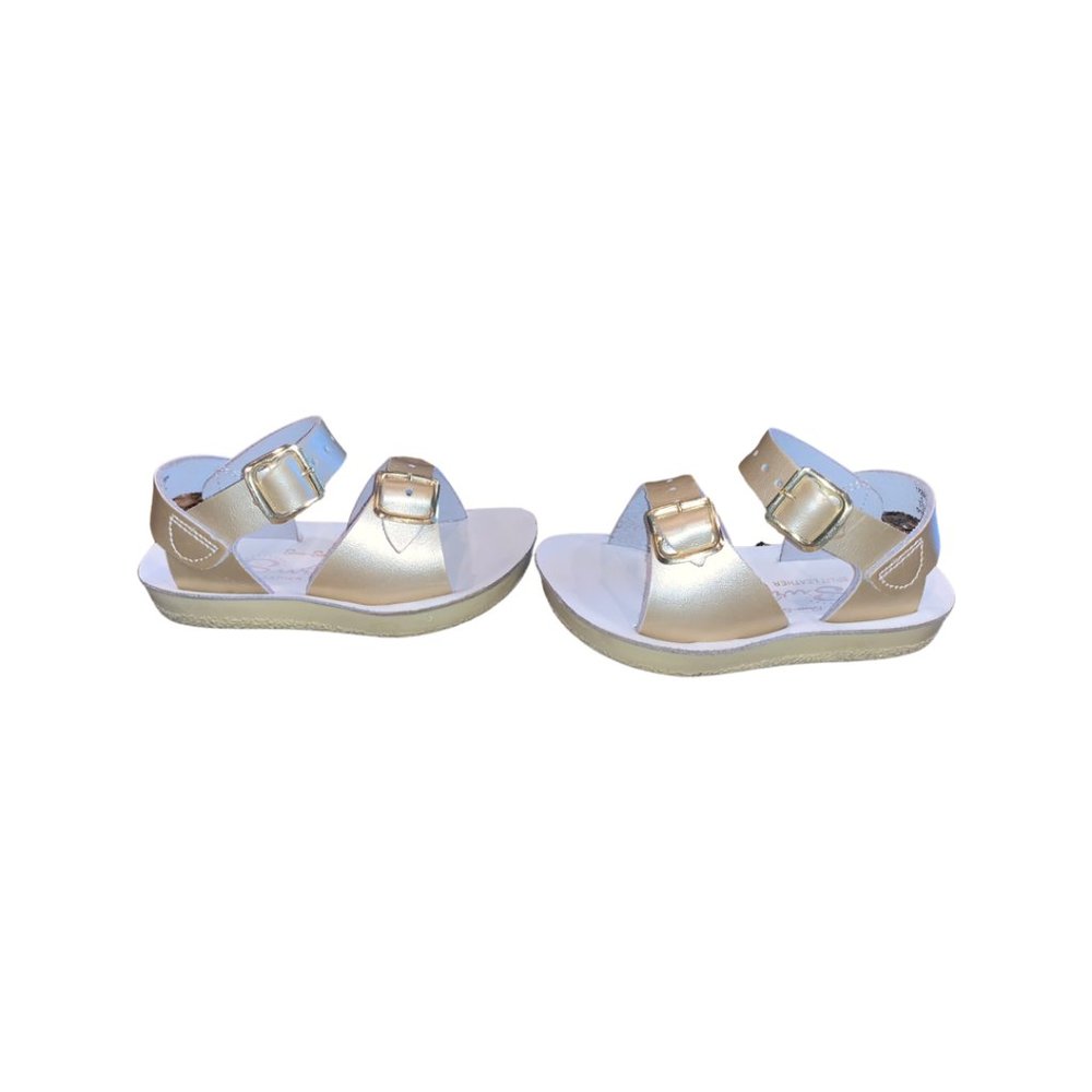 Salt Water Surfer Sandals, C5, Gold